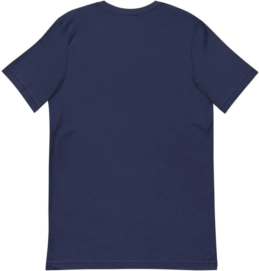 Футболка с принтом Back to School 3rd Grade 3001 Unisex Short Sleeve Jersey T-Shirt, Navy — фото 2