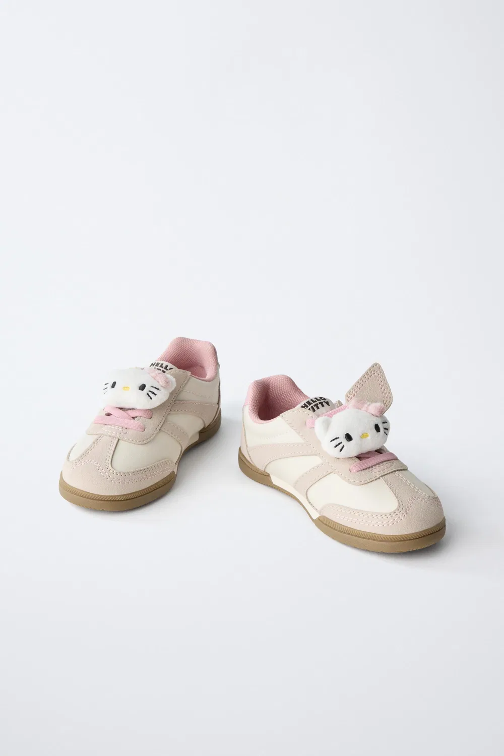 Кроссовки HELLO KITTYSANRIO PLIMSOLLS ZARA, Ecru White — фото 3
