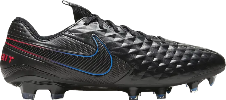 

Бутсы Nike Tiempo Legend 8 Elite FG 'Black Siren Red Photo Blue', черный