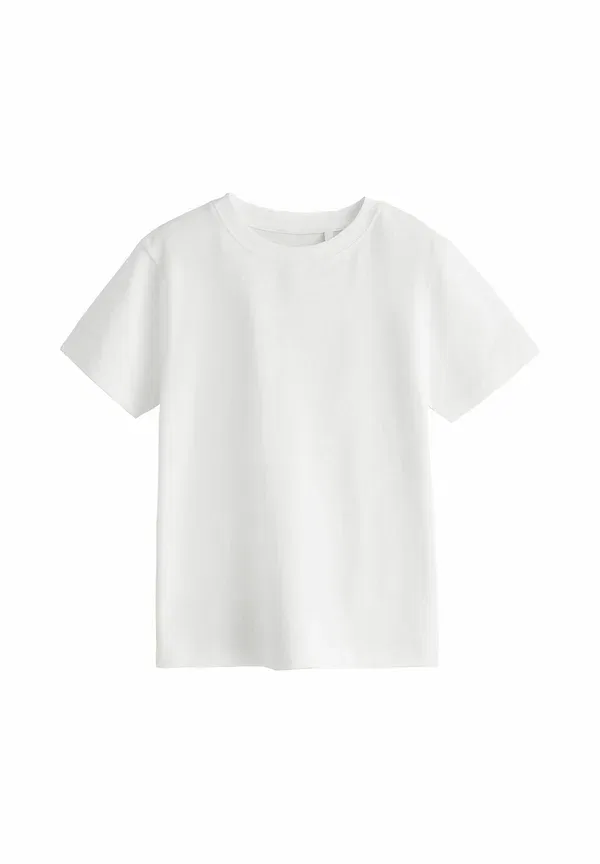 Футболка хлопковая Monochrome 3 pack short sleeve Next белый — фото 2
