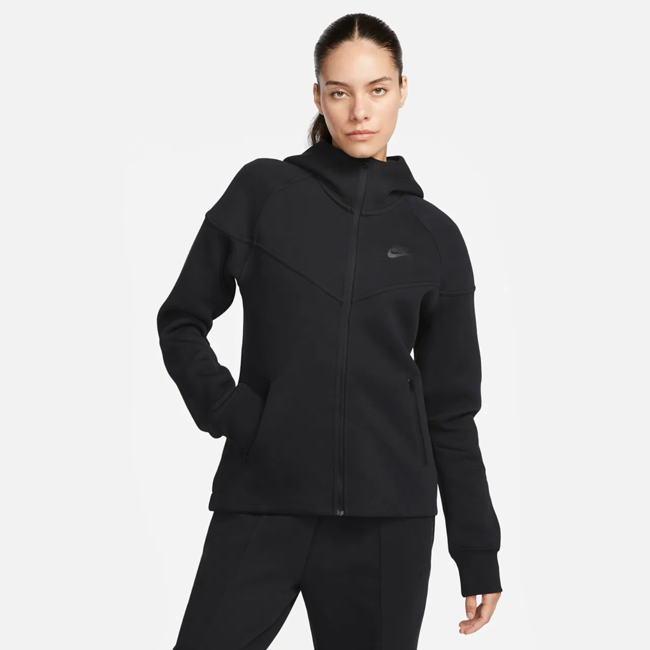 Женская толстовка Tech Fleece WR Full-Zip Nike, черный
