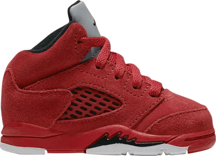 

Кроссовки Air Jordan 5 Retro TD Red Suede, красный