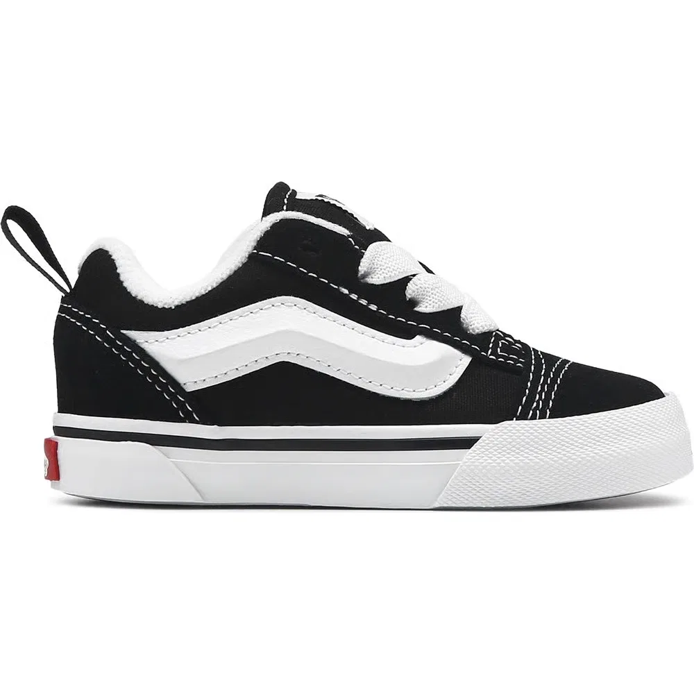 Детские кроссовки Knu Skool Vans, Black/True White — фото 2