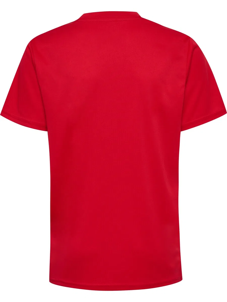 Спортивная футболка Hummel Performance Shirt 'Essential' в кроваво-красном цвете — фото 2