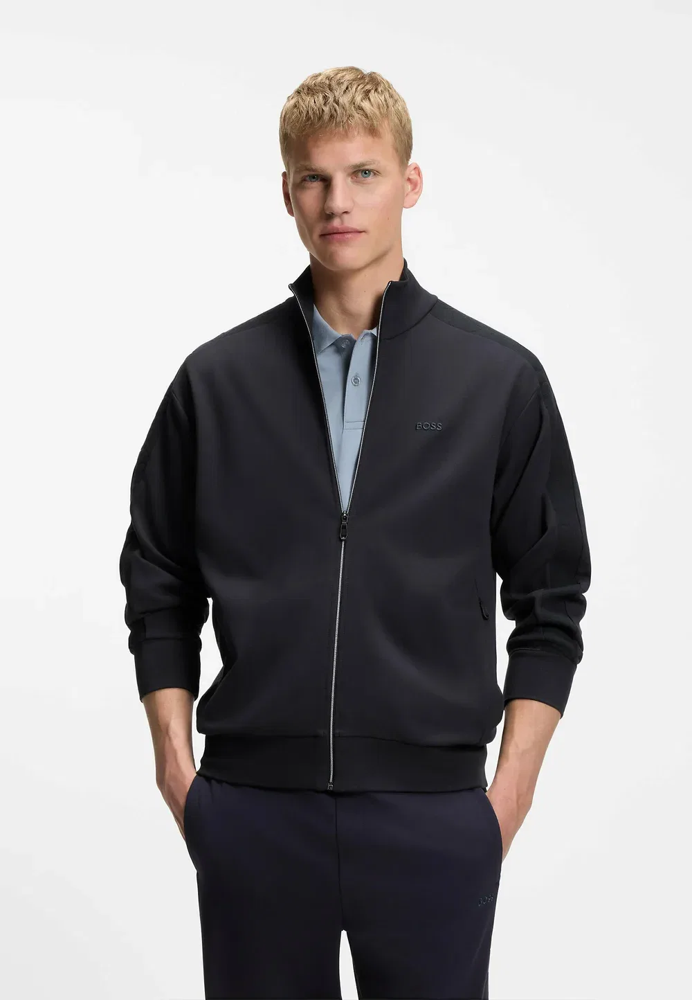 Толстовка на молнии Boss, Dark Blue Two