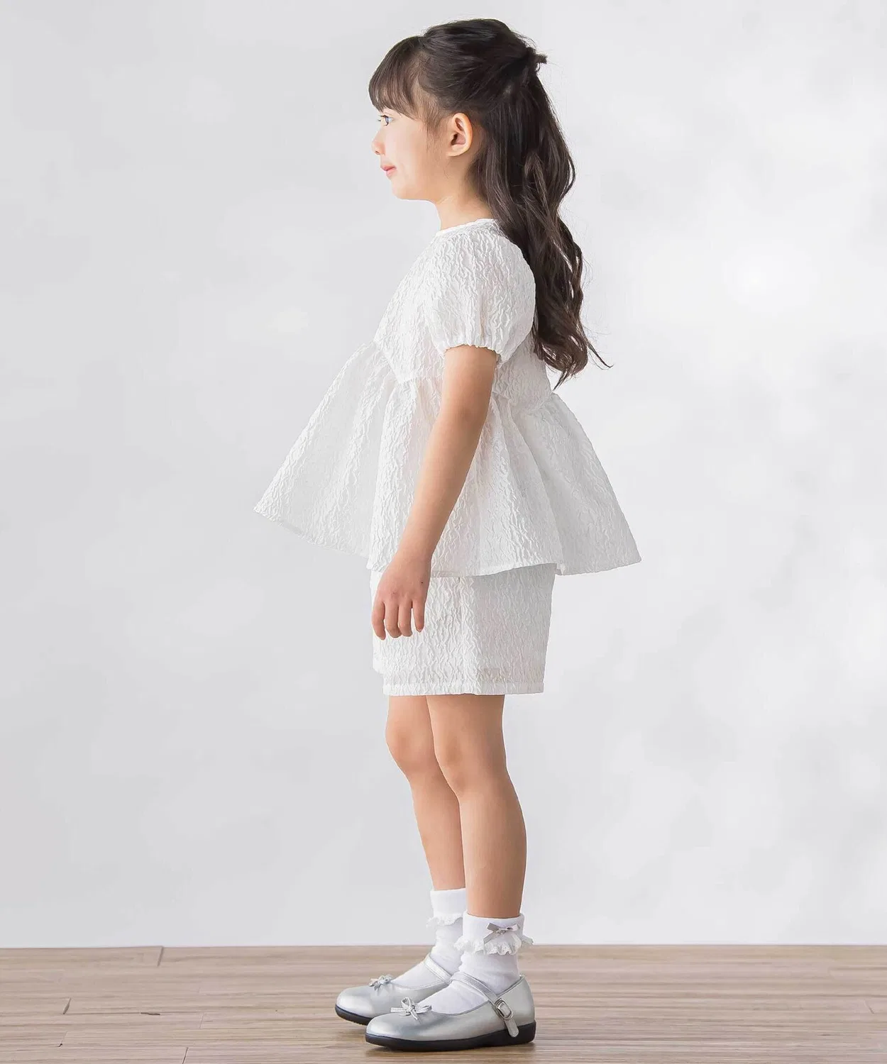 Детский комплект из жаккарда с длинным рукавомBeBe Petits Pois Vert, White — фото 2