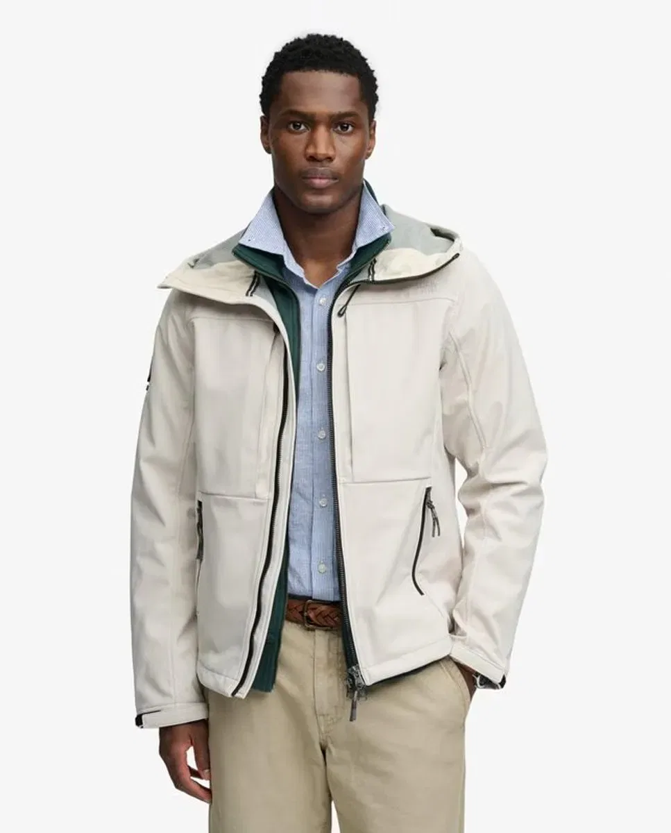 Мужская куртка Softshell Trekker с капюшоном Superdry, Crudo