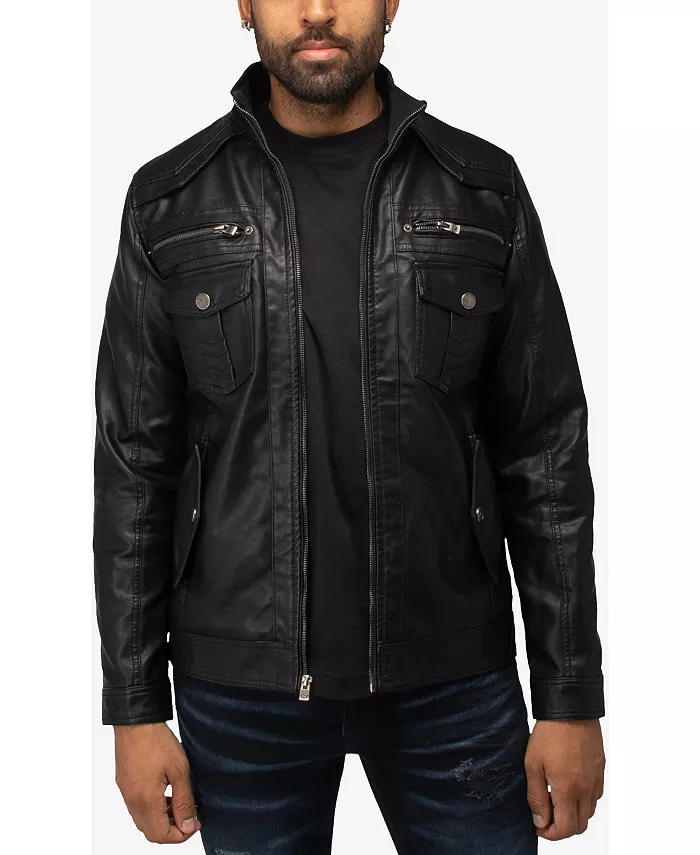 

Мужская утилитарная куртка с подкладкой из искусственного цигейка Xray, черный