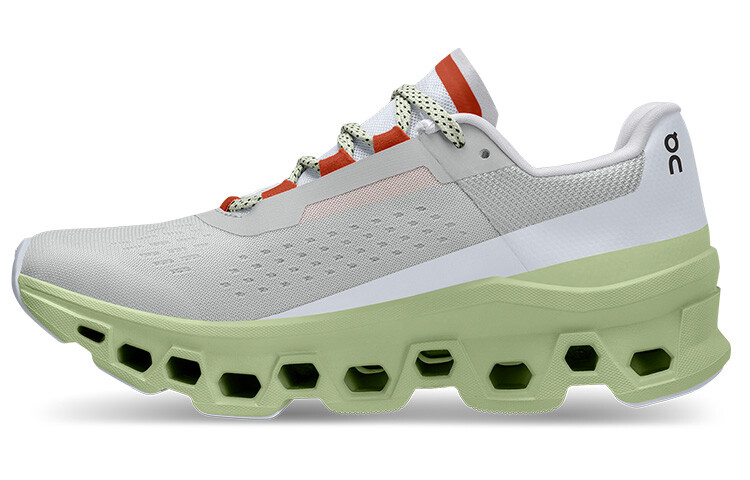 

Кроссовки On Running CloudmOnster Glacier Grey Meadow Green Women's
