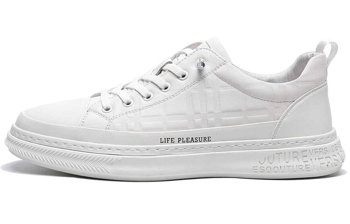 

Кроссовки CВ°BANNER Skateboard Shoes Men Low-Top White, Белый, Кроссовки CВ°BANNER Skateboard Shoes Men Low-Top White