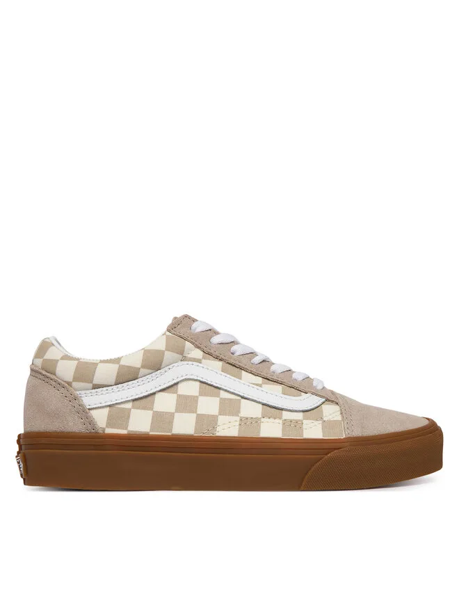 Vans Кроссовки Old Skool VN000D2VH2B1 из бежевой ткани