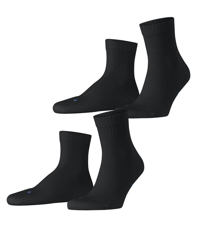 

Короткие носки в рубчик 2 пары Falke, черный
