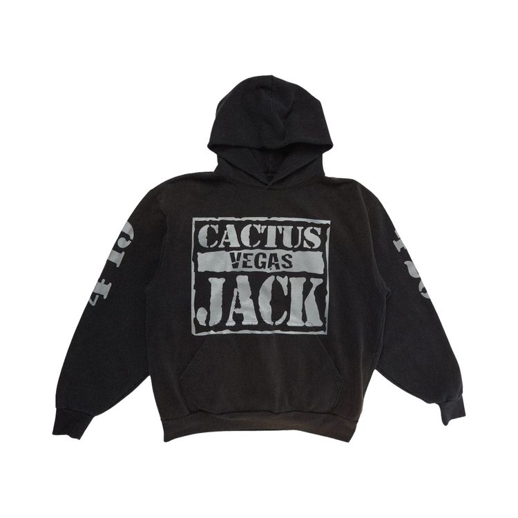 

Худи Cactus Jack by Travis Scott x WWE WrestleMania Pullover Hoodie 'Black', черный