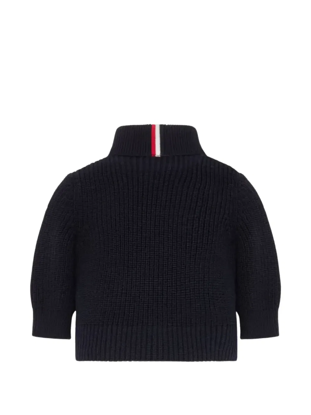 Кардиган с подкладкой и вставками Moncler Enfant, синий — фото 2