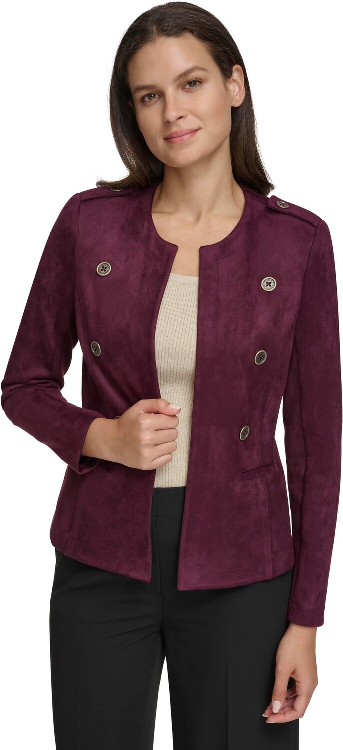 

Куртка Scuba Suede Band Jacket Tommy Hilfiger, цвет Winetasting