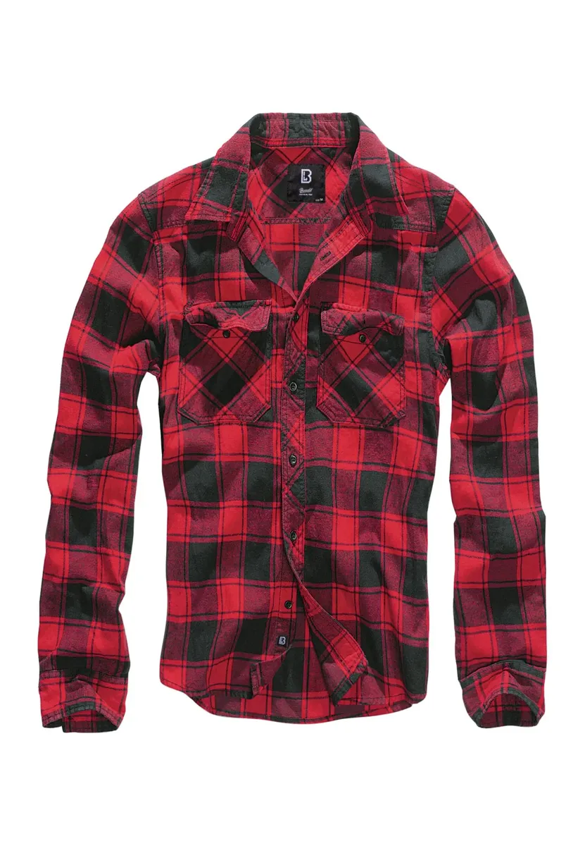 

Рубашка Brandit с длинными рукавами " Brandit Men's Checked Shirt" (1 шт.), черный