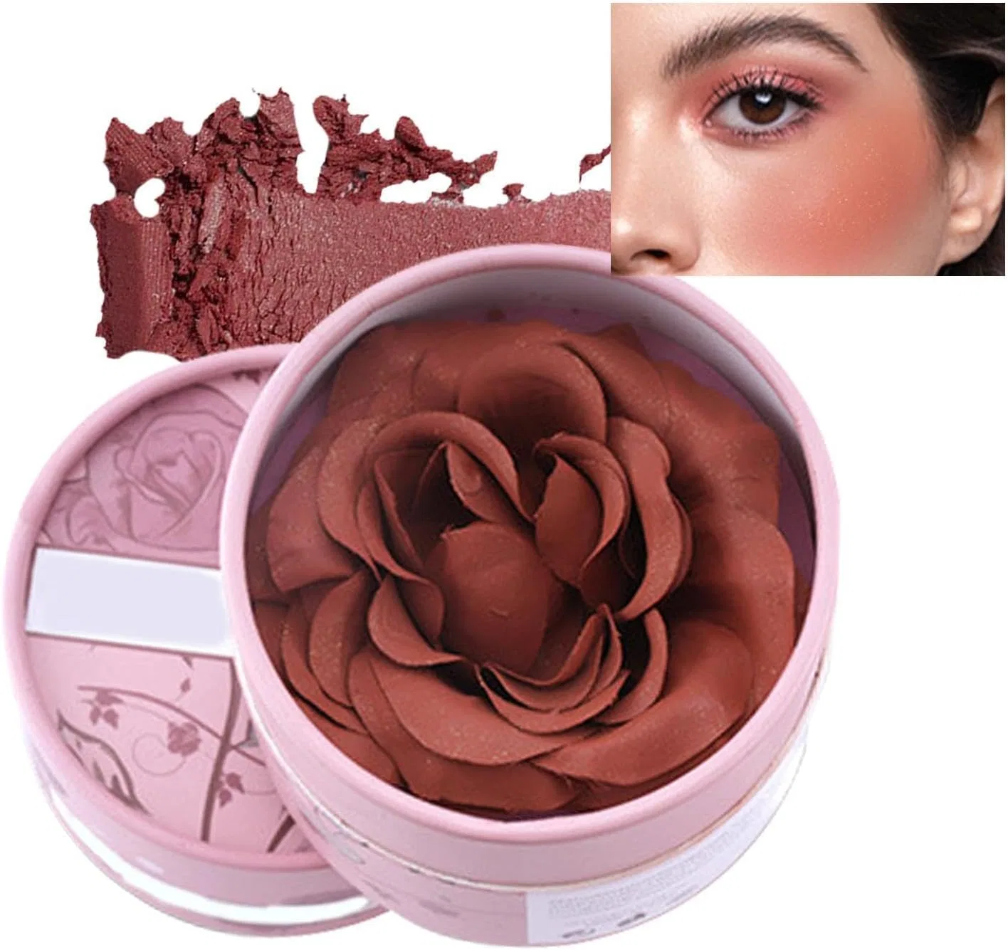 Румяна 3D Rose Petal Cheek, 6#, 3.5 г — фото 3