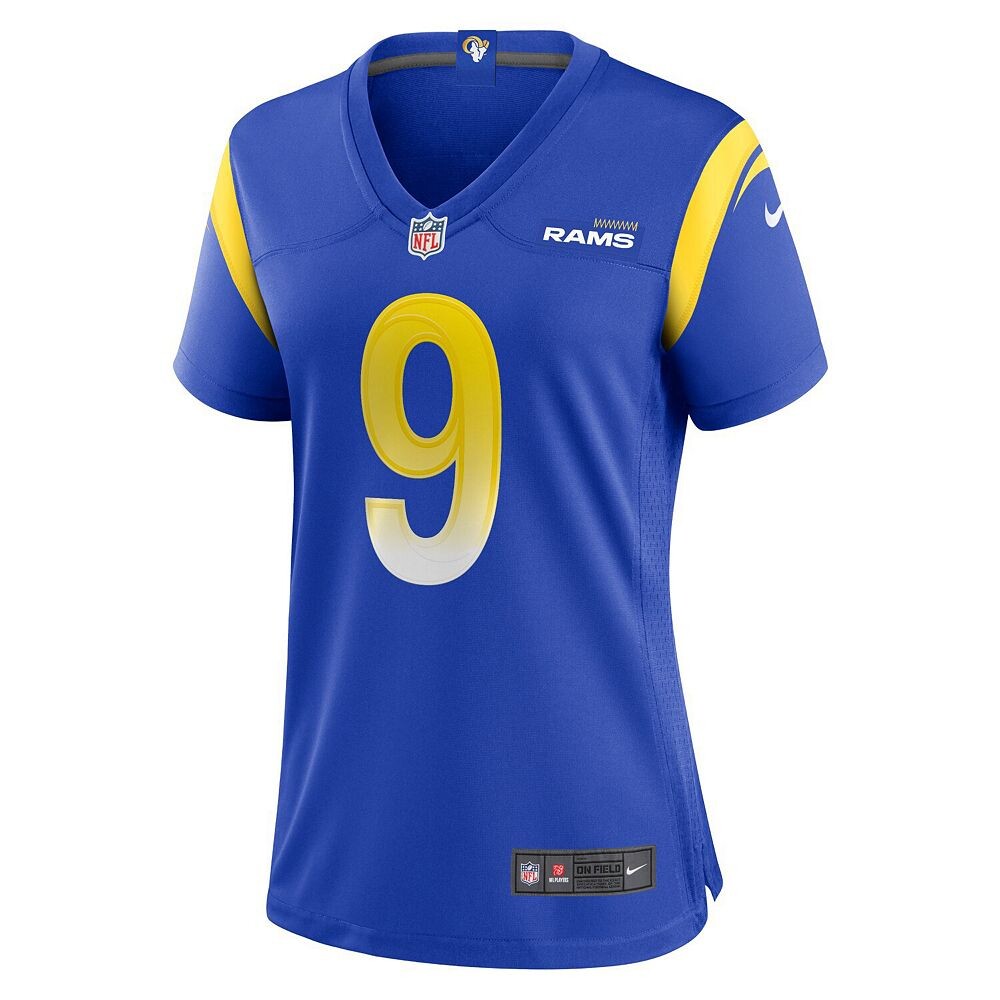 Женское джерси Nike Matthew Stafford Royal Los Angeles Rams Game, цвет Lar Blue — фото 3