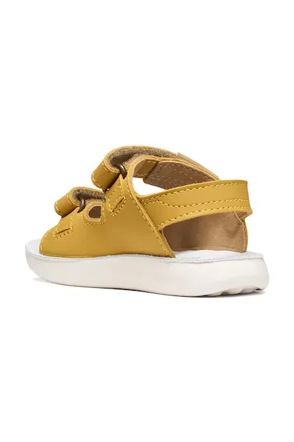 Сандалии из нубука SANDAL LIGHTFLOPPY Geox, желтый — фото 4