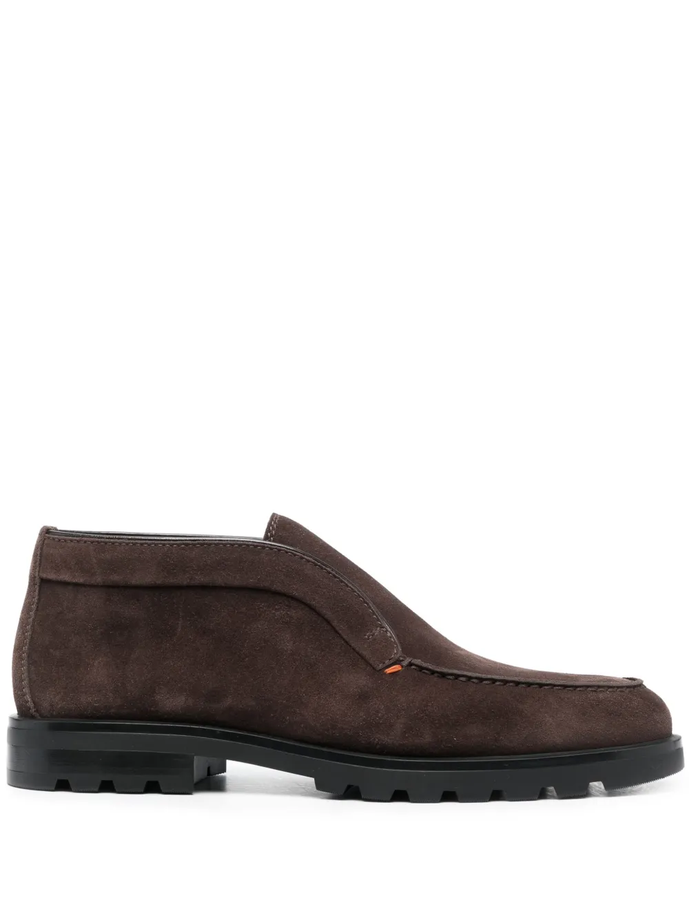

Лоферы с миндалевидным носком Santoni, коричневый
