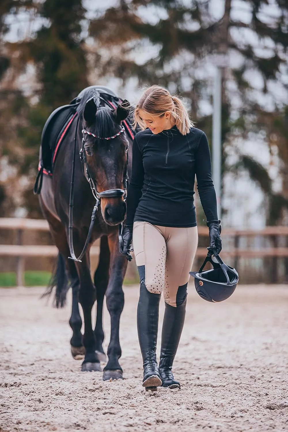 SUEDWIND FOOTWEAR Nova Vegan качественные ботинки для верховой езды - Vegan boots - Качественная подставка - резиновая платформа Nova - YKK - Микроподкладка - Adaptive - Приятные для кожи - Дышащие, черный — фото 2