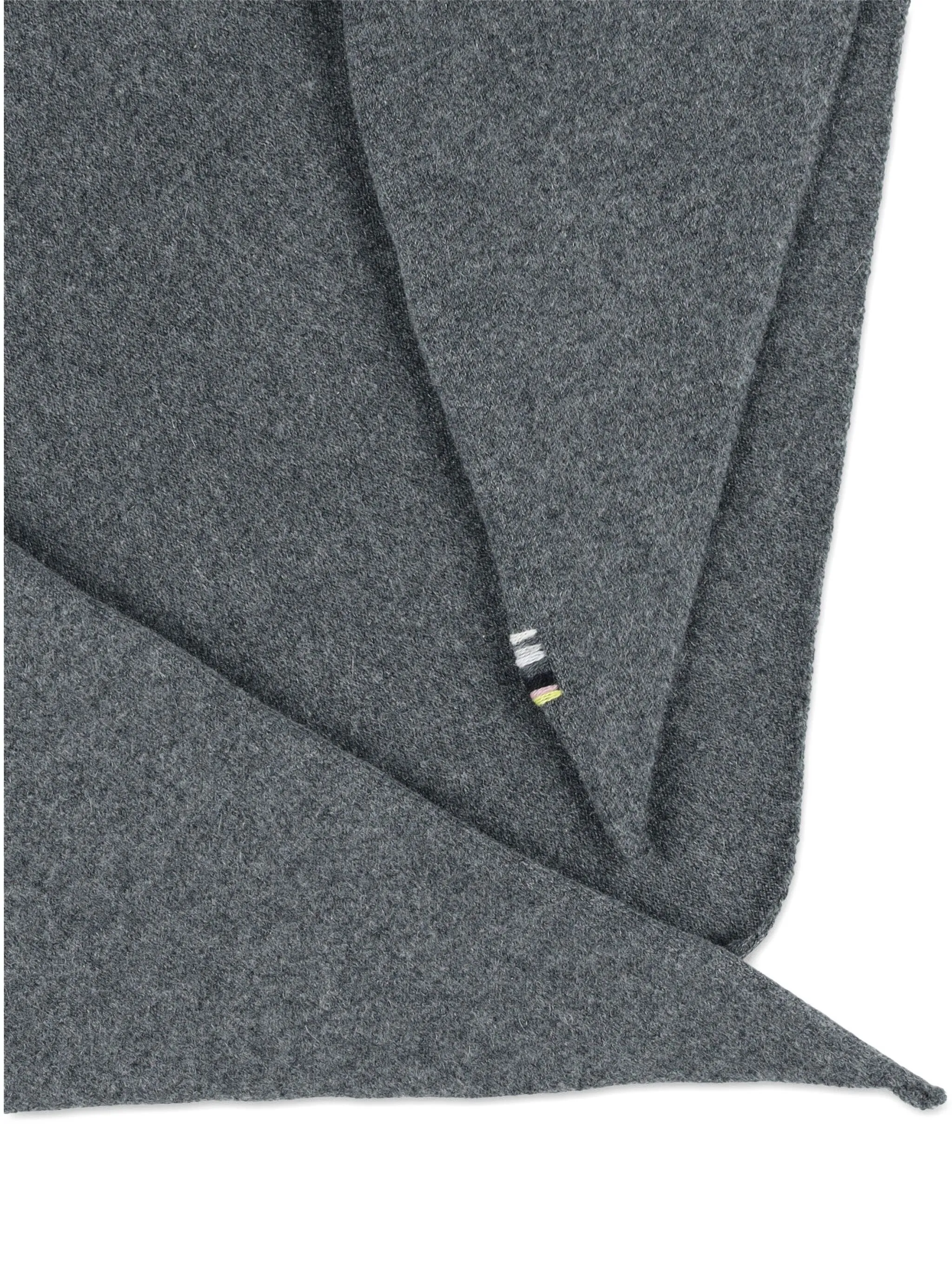 

Шарф с декоративной строчкой Extreme Cashmere, серый