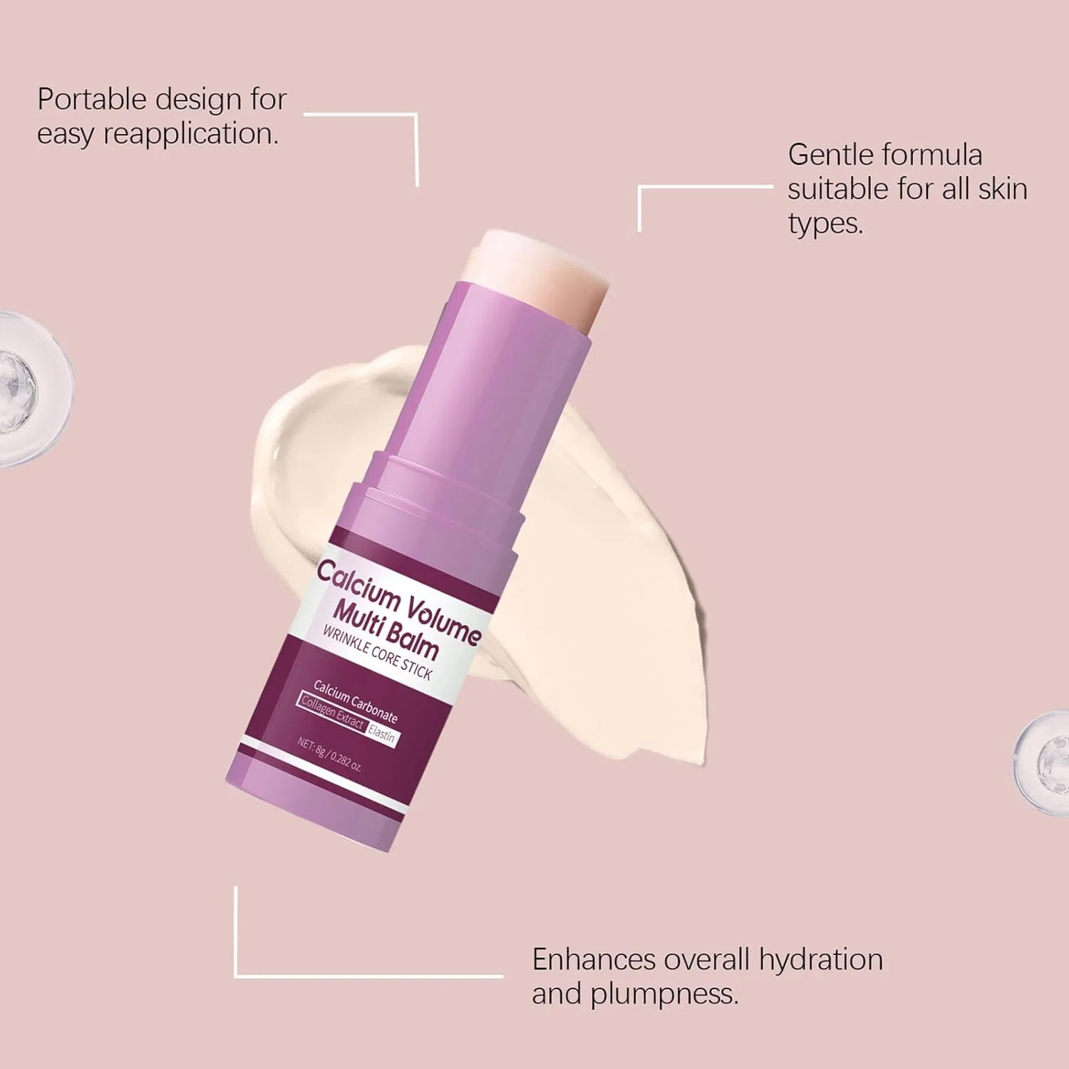 Бальзам для губ — Корейский мульти-бальзам «Calcium Multi Balm» для лица и шеи Generisch, 1 Piece — фото 3