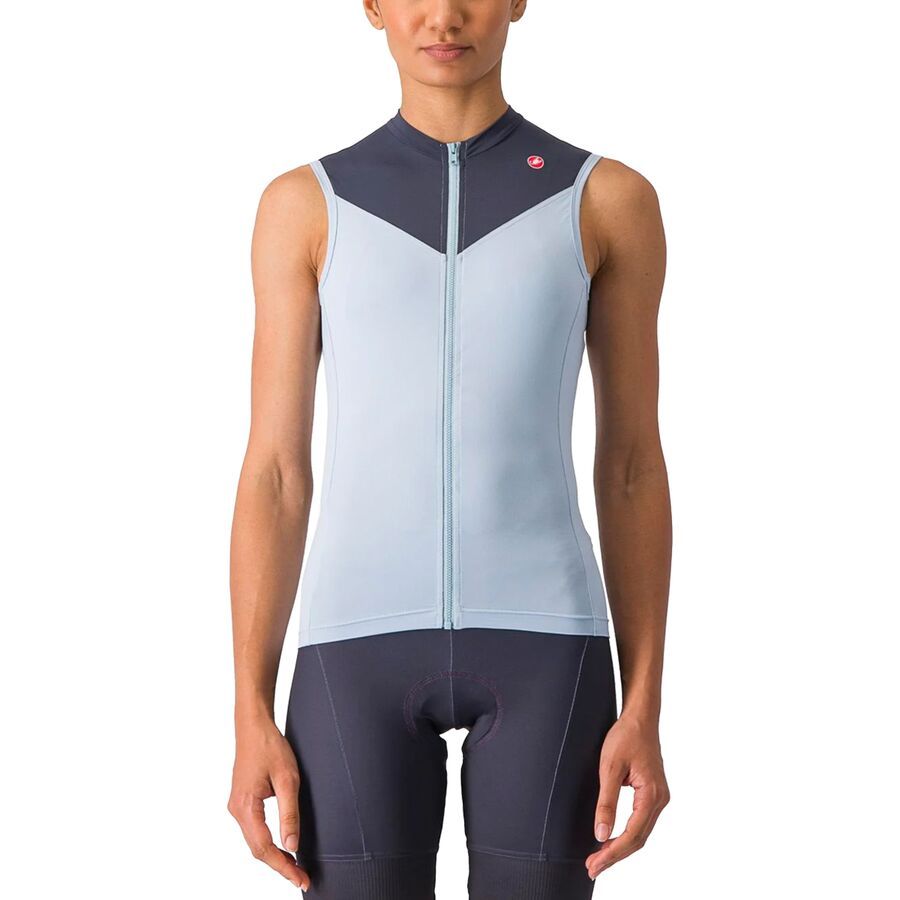 

Футболка Castelli Solaris Sleeveless Castelli, Winter Sky/Dark Steel Blue