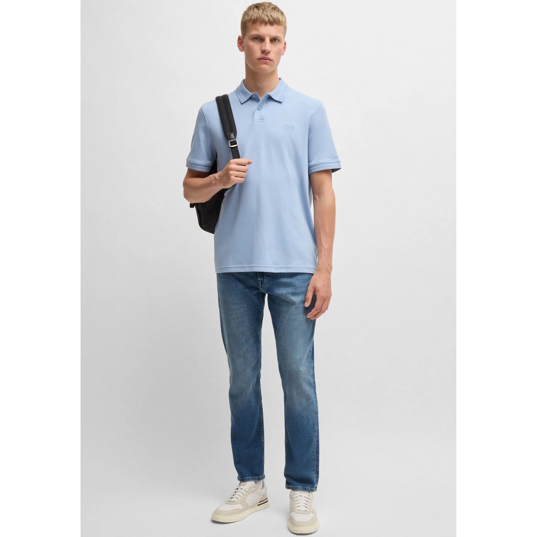 Узкие джинсы BOSS ORANGE "DELAWARE BO", цвет Medium Blue427 — фото 4