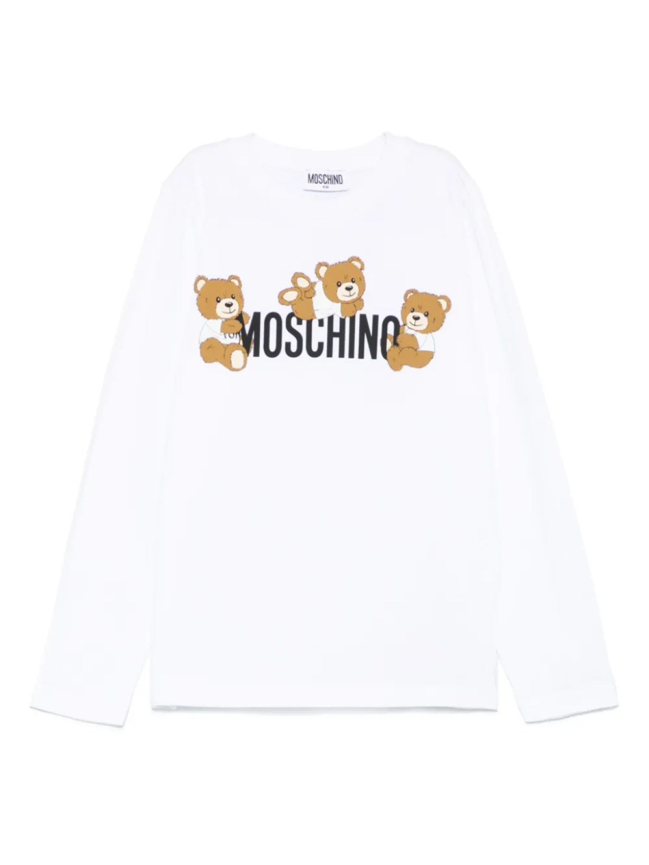 

Футболка с принтом Teddy Bear Moschino Kids, белый