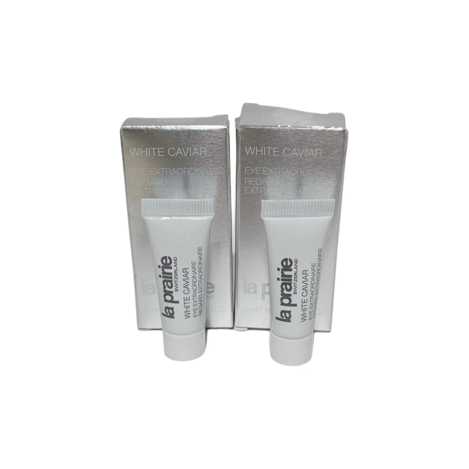LA PRAIRIE LAIPONI White Caviar Eye Cream Sample Pack Tightening Firming And Lifting 3ml*2