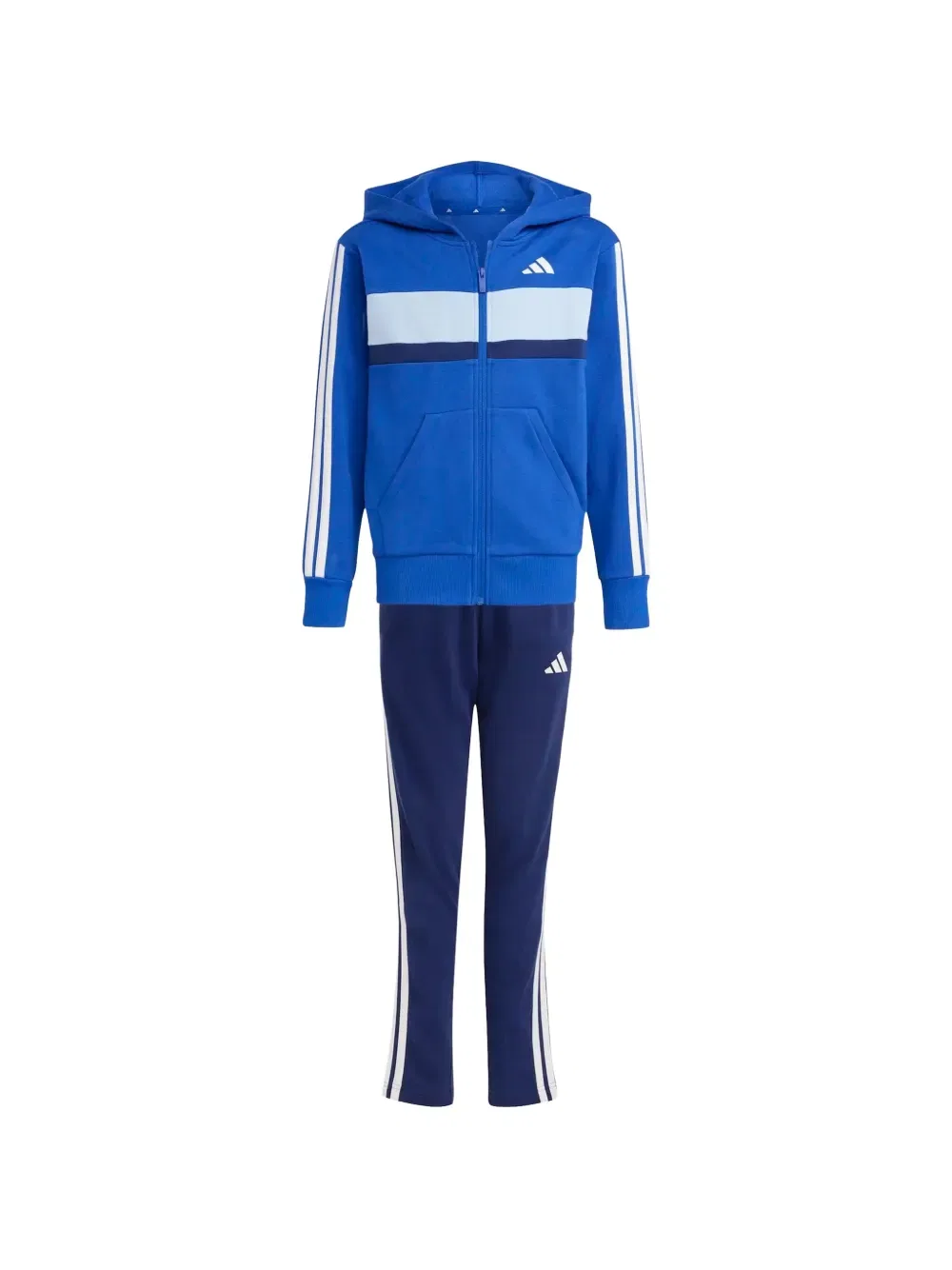 Спортивный костюм в полоску с логотипом Adidas Kids, синий