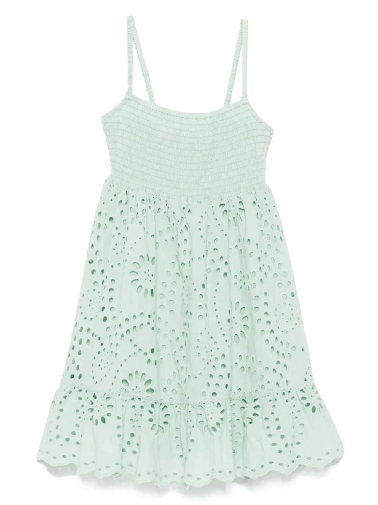 

Платье из хлопка MC2 Saint Barth Kids, зеленый