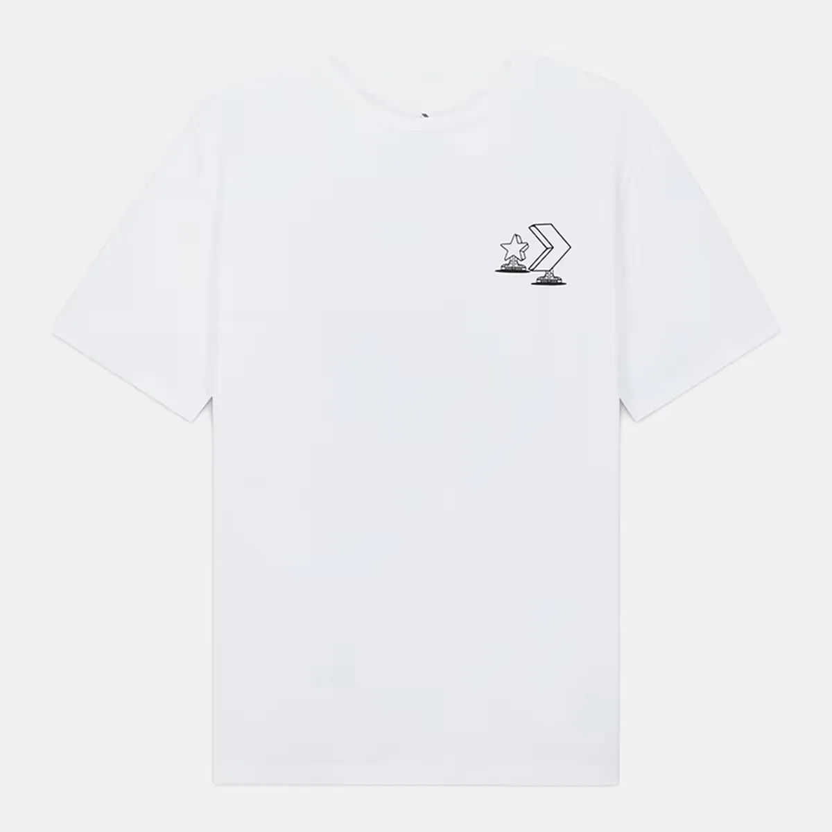 

Футболка Converse Men's Skateboarding Star Chevron, белый