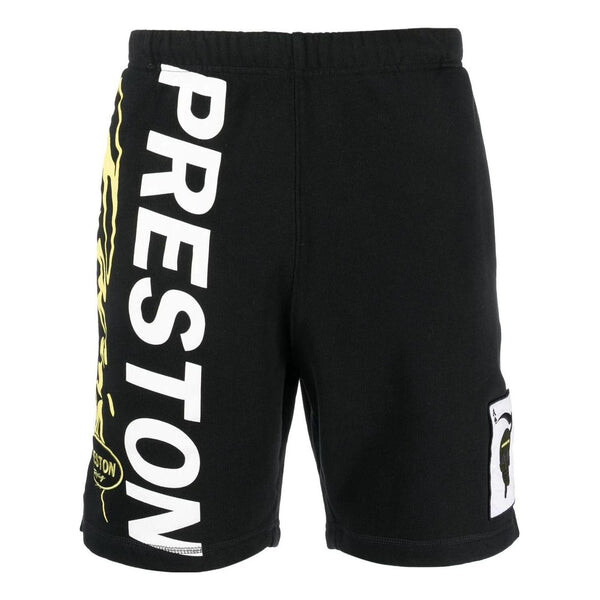 

Шорты racing shorts 'black white' Heron Preston, черный
