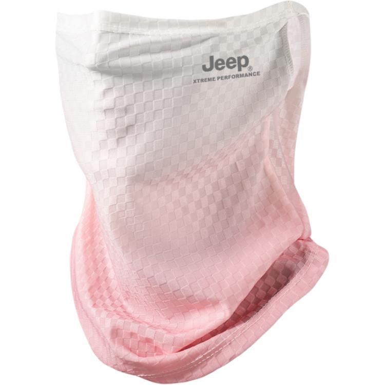 

Маска для защиты от солнца из полиамида Unisex Jeep, gradient розовый