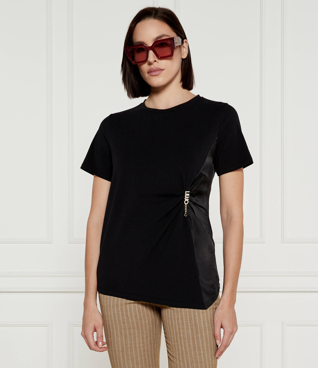 

Блуза Liu Jo Regular Fit, черный