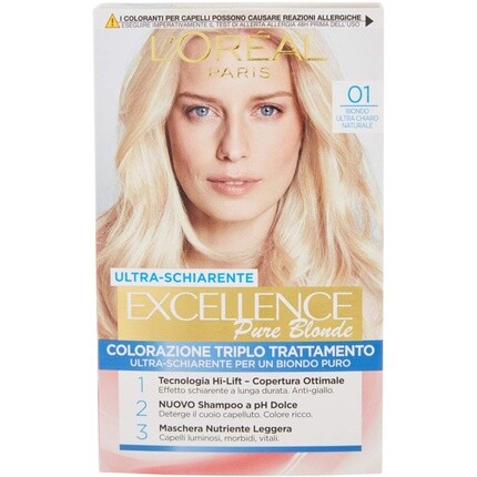 

L'Oreal Excellence Coloring Cream Кремы №01 Ультра-светлый натуральный блондин