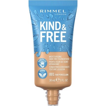 

Rimmel Kind & Free Foundation 001 Ярмарка Фарфор