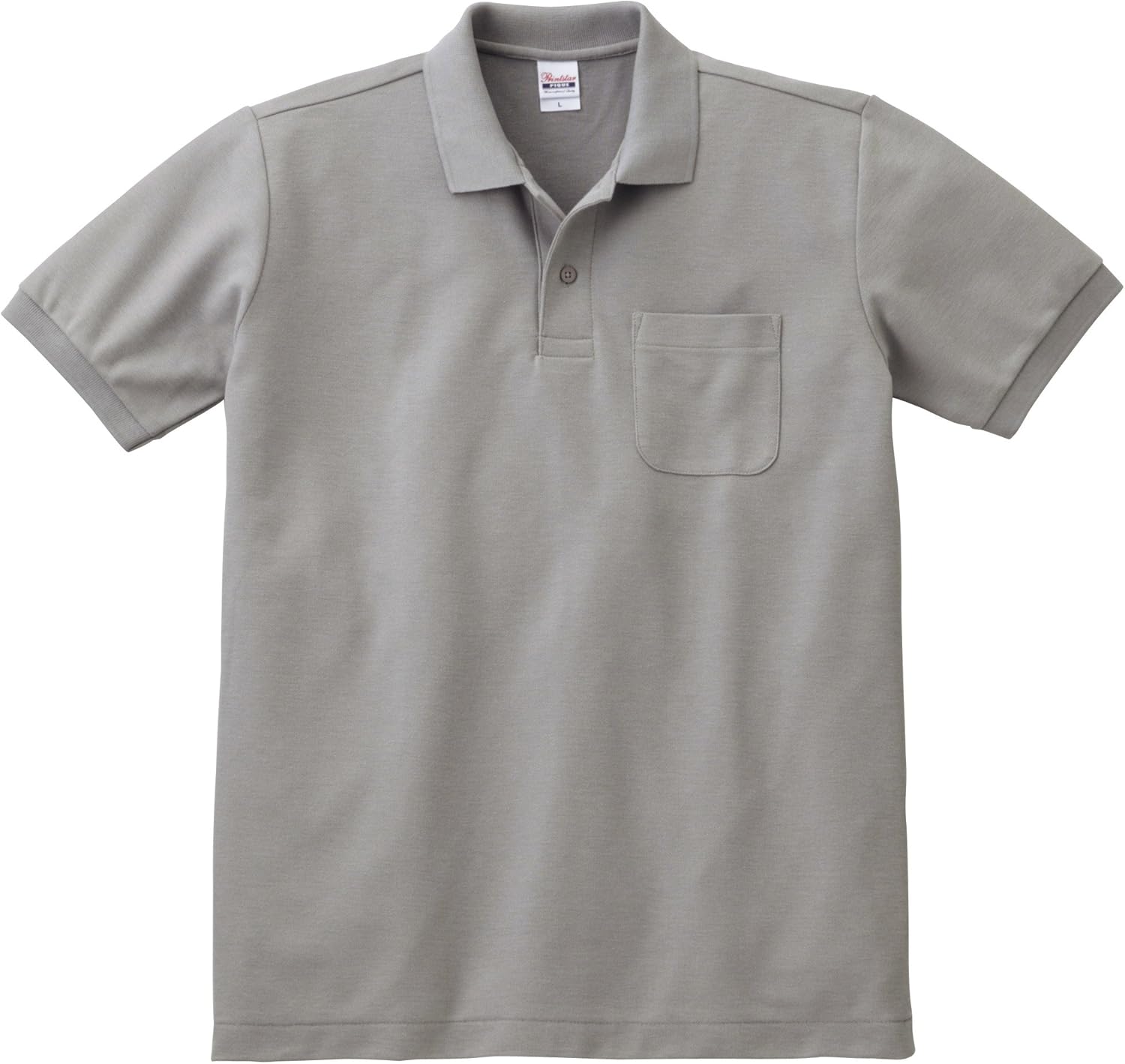 

Мужская рубашка-поло Printstar 00100-VP, пике из тетронового хлопка (TC), с длинным рукавом, с карманом, 5,8 унций, серый