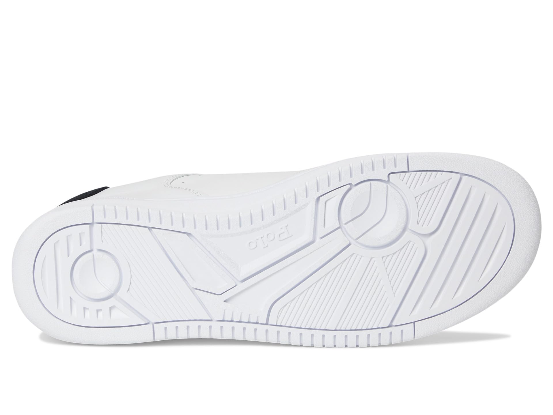 Кроссовки Polo Ralph Lauren Masters Court Leather Sneakers, цвет White/Black — фото 3