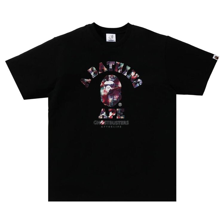 

Футболка BAPE x Ghostbusters Camo College Tee, черный