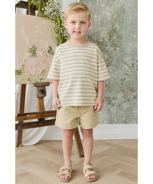 Детские шорты из хлопкового твила Barley JAMIE KAY, Beige — фото 3