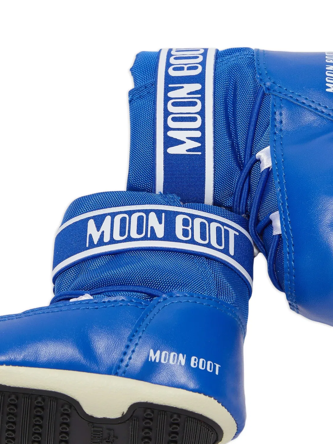 Ботинки на шнуровке синего цвета Moon Boot, синий — фото 4
