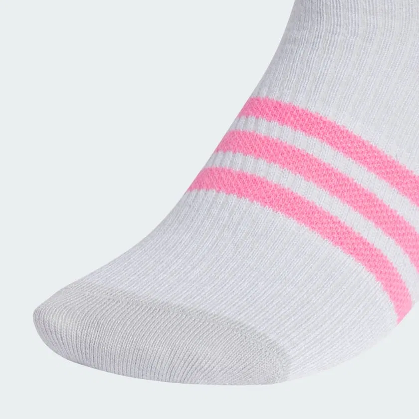 Детские носки-следы 6 пар adidas Superlite 3.0, White / Clear Grey / Pink Fusion — фото 4