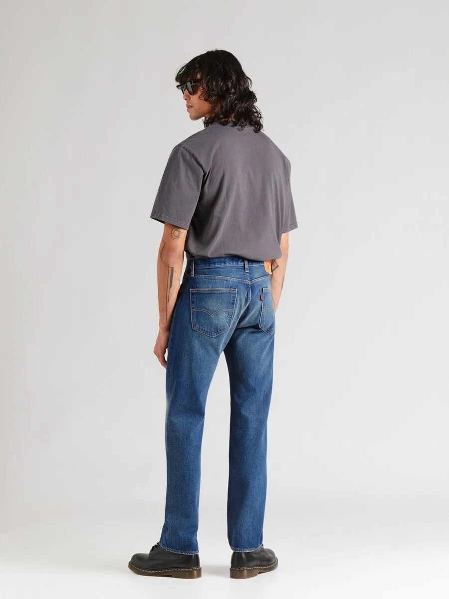 Джинсы LEVI'S Regular '501 Relaxed' темно-синего цвета — фото 4