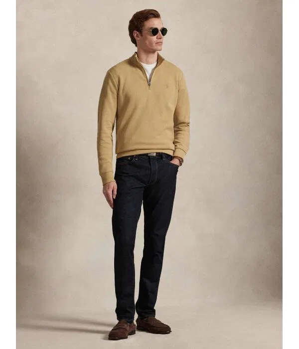 Мужская фетровая куртка с молнией Polo Ralph Lauren, Cammello — фото 2