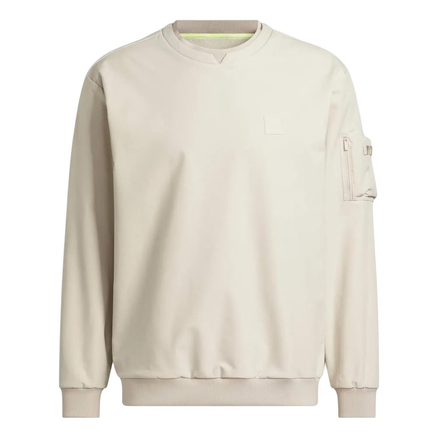 Мужская футболка Climawarm Brushed Sweatshirt Asia Sizing 'Khaki' adidas, хаки