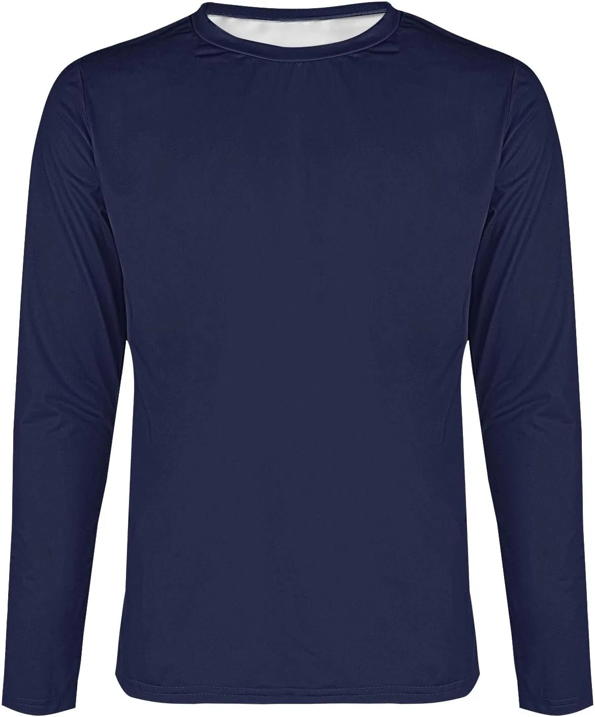 Мужская длинная футболка с круглым вырезом, Cotton, Blue — фото 4