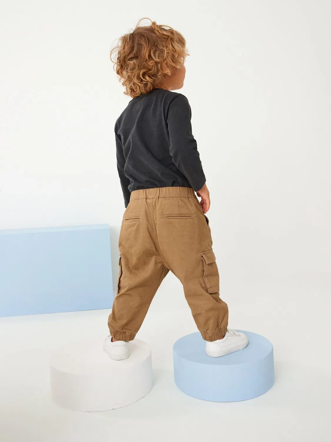 Брюки карго Regular Fit, Tan Brown Next — фото 3
